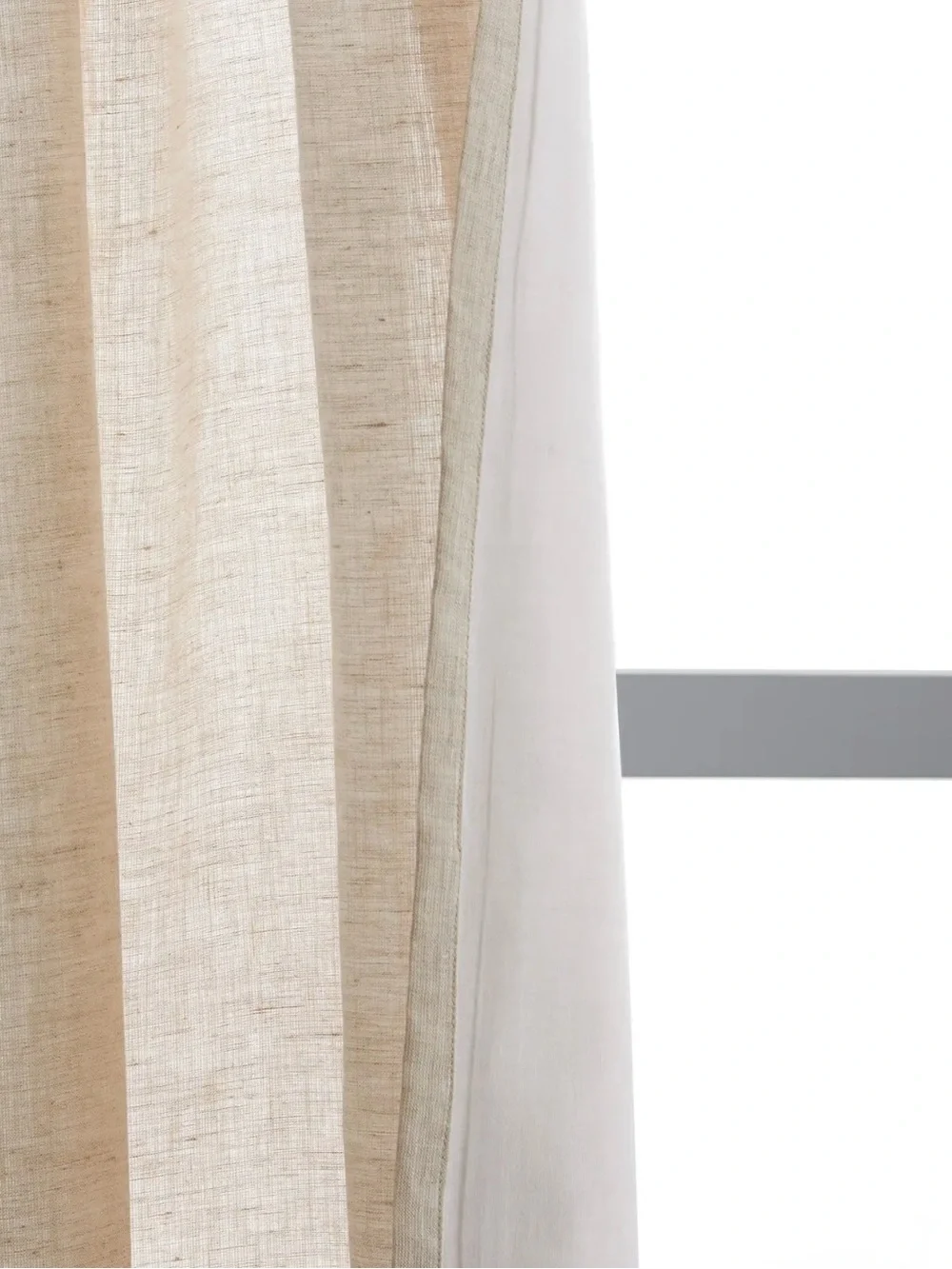 Flax Linen 48x84 Curtain Panel - Retail $82